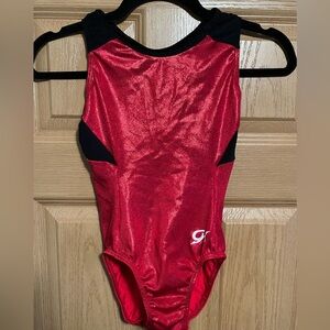 GK Red and Black Kids Leotard